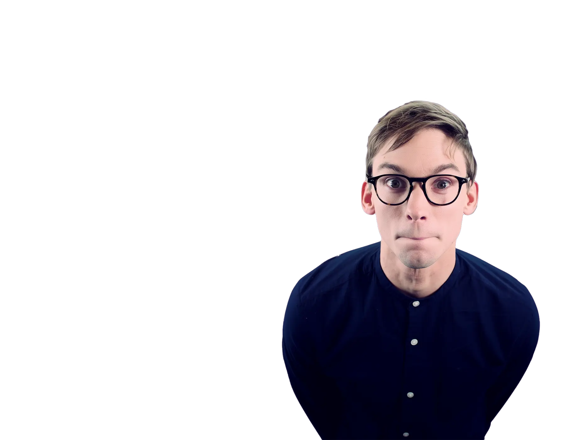 Erik Trysberg vid ett arbetsbord